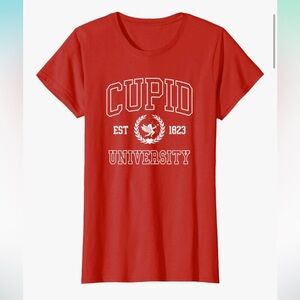 Red Cupid University T-Shirt